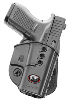 Details about   ONE Fobus black OWB molded Glock holster GL2 GL-2 