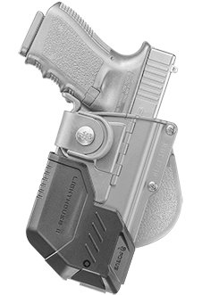 Fobus GL3 Black Self-Locking Paddle Polymer Right Hand Holster Glock 20/21 
